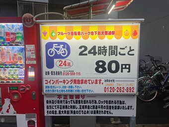 フルーツ自転車パーク地下鉄太閤通駅